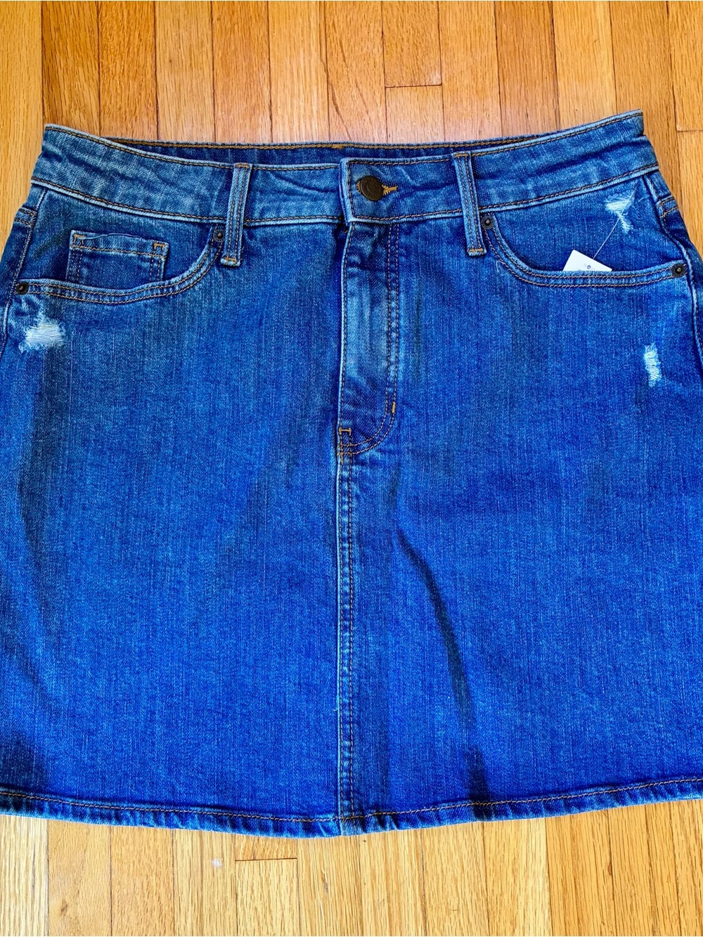 Old Navy Blue Denim Mini Skirt